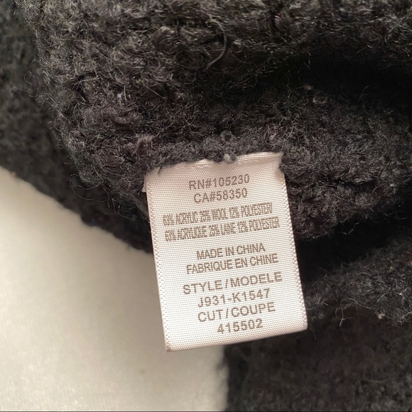 Joie Vangeline black boucle open cardigan M - Picture 5 of 7